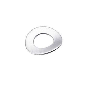 100Pcs M3 M4 304 Stainless Steel Spring Wave Washer Elastic Curved Gasket Pad Assortme... (SIZE: M4)