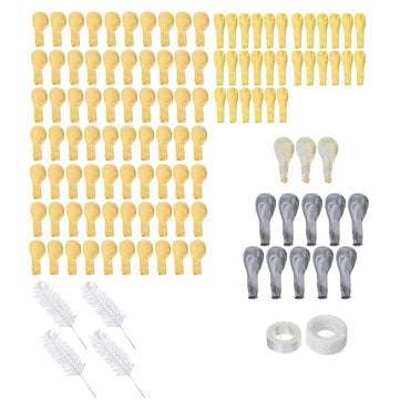117Pcs Arch Balloons Set Blue/Green/Yellow/Pink Arch Balloon For Birthday Weddin... (COLOR.: YELLOW)