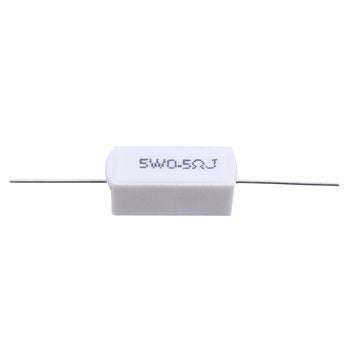 10pcs BPR56 5W 0.5R 0.5 Ohm 5w Non-inductive Ceramic Cement Resistor Wirewound Resistance