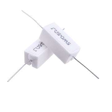 10pcs BPR56 5W 0.5R 0.5 Ohm 5w Non-inductive Ceramic Cement Resistor Wirewound Resistance