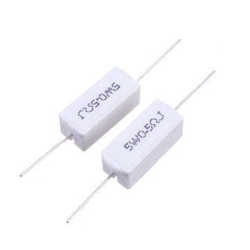10pcs BPR56 5W 0.5R 0.5 Ohm 5w Non-inductive Ceramic Cement Resistor Wirewound Resistance