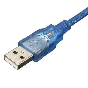 10pcs Blue Male USB 2.0A To Mini Male USB B Power Data Cable for Nano V3.0 ATMEGA328P Module Board