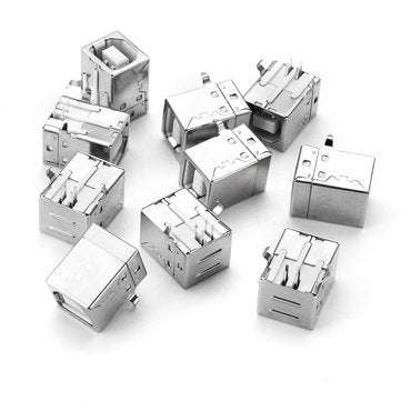 10pcs BF 90Degree Type B USB Printer Port Socket Connector Charging Socket USB Socket Interface