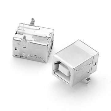 10pcs BF 90Degree Type B USB Printer Port Socket Connector Charging Socket USB Socket Interface