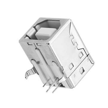 10pcs BF 90Degree Type B USB Printer Port Socket Connector Charging Socket USB Socket Interface