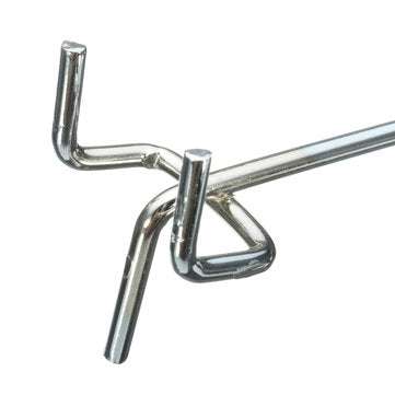10Pcs Stainless Steel Wall Display Hooks for Coat Shop Slatwall Panel 10  150MM