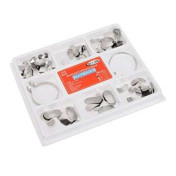 100Pcs Dental Matrix Bands Sectional Contoured Metal Matrices Dental Tooth Filling Material Tools