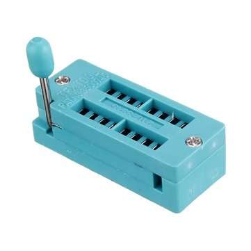 10Pcs IC Lock Seat Zif Socket Test Universal zif Sockets 16Pin