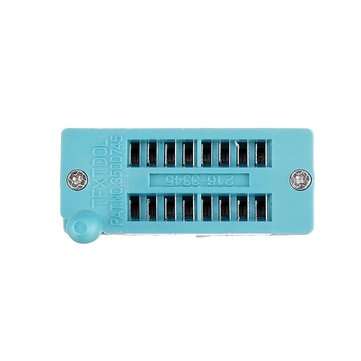 10Pcs IC Lock Seat Zif Socket Test Universal zif Sockets 16Pin