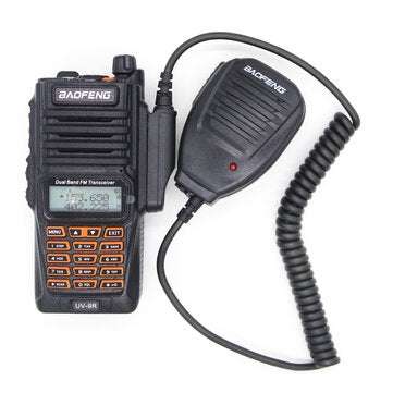 PTT Shoulder Microphone Speaker Mic for BAOFENG A58 BF-9700 UV-9R Plus GT-3WP R760 82WP Waterproof W