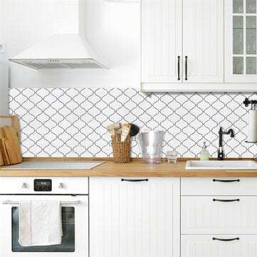 Morcart 3D Wall Sticker Self-adhesive Kitchen Bathroom Decors 12``x12``