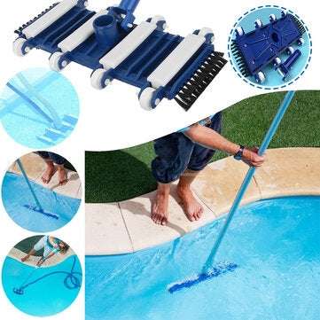 Swimming Pool Cleaner Pool Cleaning Brushes Vacuum Brush Head Fish Pond Vacuum Head