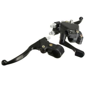Thumb Throttle Twin Brake Lever 22mm 7/8inch For Mini Moto Quad Pit Bike ATV