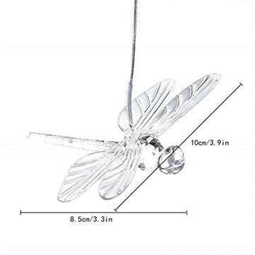 Solar Powered Wind Chimes Light Lamp Hanging LED Dragonfly Garden Yard Color Changing Lights For Hom