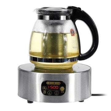 Portable Electric Hot Plate Teapot Induction Cooker Countertop Camping Cooktop Stove
