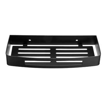 Stainless Steel Shower Caddy Storage Kitchen Rack Holder Wall Mount Rectangle Bathroom Drain Shelf