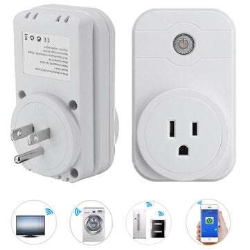 SW1 Wireless WIFI Socket Androind/iOS Phone Remote Control Smart Timer Socket Switch US Plug