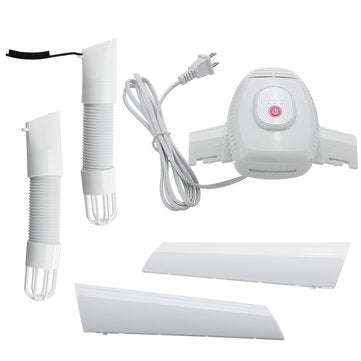Portable Electric Clothes Hanger Shoes Dryer Hot Cold Air Drying Cloth Rack Laundry