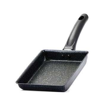 Mini Nonstick Pan Fried Egg Pot with Iron Material General Purpose Induc... (SIZE: M | COLOR: BLACK)