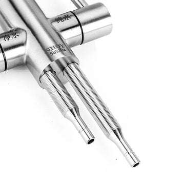 Stainless Steel Reverse Osmosis Faucet 360 Degree High Arc Swivel Spout Drinking Water Filter Faucet