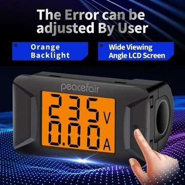 Peacefair PZEM-026 AC Single Phase 400V 100A Digital Ammeter Voltmeter Electronic Load Smart Voltage