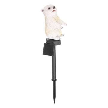 LED Solar Light Polar Bear Garden Light Lawn Light Outdoor Waterproof  Lamp RGB