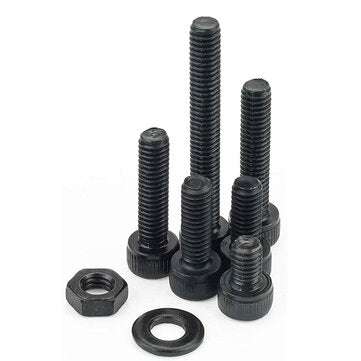 Suleve MXAH18 1200Pcs M2 M3 M4 Alloy Steel Hex Socket Head Cap Screws Nuts Washers Assortment Kit