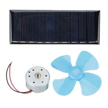 Small Experiment DIY Handmade Kit Solar Panel Small Fan Power Generation Physical Model Material Pac