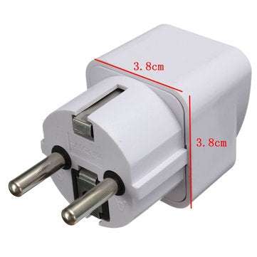 Universal US/UK/AU To EU Germany Standard AC Power Adapter 2 Pin Travel Converter Adapter Socket Cha