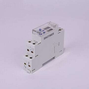 SINOTIMER TM610-1 110V Time Control Switch Intelligent Switch Timer Power Supply Timing Switch 1P Ra