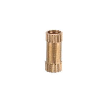 Suleve MXBN3 250pcs M2/M3/M4 Metric Threaded Brass Knurl Round Insert Nut Assortment Set