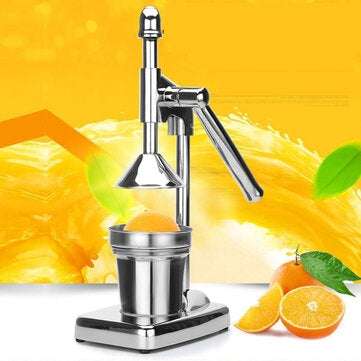 Stainless Steel Manual Juicer Orange Lemon Hand Pressure Citrus Squeezer Juicer