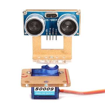 Smart Robot Acrylic Mounting Servo Bracket For Ultrasonic Ranging Module Analog Servo