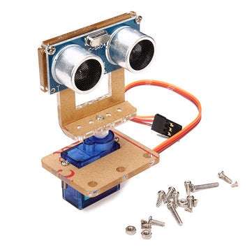 Smart Robot Acrylic Mounting Servo Bracket For Ultrasonic Ranging Module Analog Servo