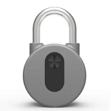 Smart Round Shape Mini Electronic Anti Theft bluetooth Lock APP Unlocking Waterpro... (COLOR.: GREY)
