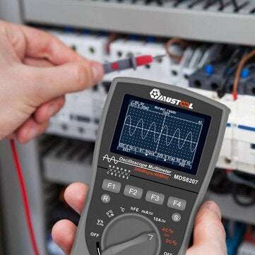 Upgraded MUSTOOL MDS8207 Intelligent 2 in 1Digital 40MHz 200Msps/S Oscilloscope 6000Counts True RMS