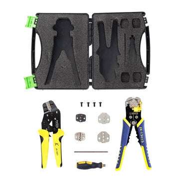 Paron JX-D5301 Multifunctional Ratchet Crimping Tool Wire Strippers Terminals Pliers Kit