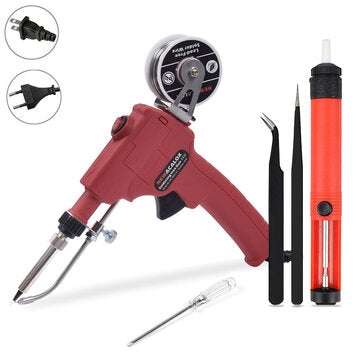 NEWACALOX 110V/220V 60W Automatically Send Tin Soldering Iron Handheld Soldering I... (PLUG: EUPLUG)
