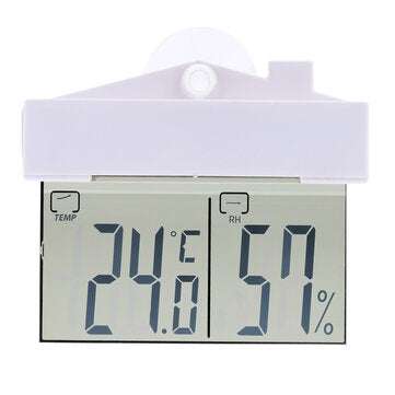 TS - H220 Mini LCD Display Digital Thermometer For indoor Outdoor Use Sucker Wall Hanging Temperatur