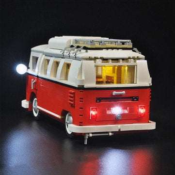 Updated LED Light Lighting Kit For LEGO 10220 T1 Campingbus VW CAMPER VAN Bricks