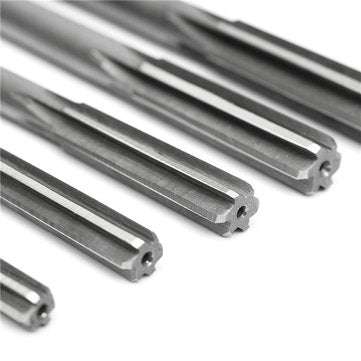 8pcs 3/4/5/6/7/8/9/10mm HSS Straight Shank Chucking Reamer Set Milling Cutter Tool
