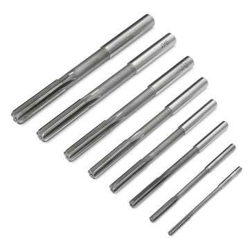 8pcs 3/4/5/6/7/8/9/10mm HSS Straight Shank Chucking Reamer Set Milling Cutter Tool