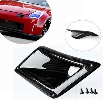 Carbon Fiber Board Front Bumper Machine Cover Air Vent Intake Duct Left Side for NISSAN 350Z Z33 200