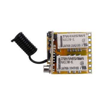 DC3.7V/5V/12V 433MHz Wide Voltage 2 Way Remote Control Switch Miniature Universal Learning Code Norm