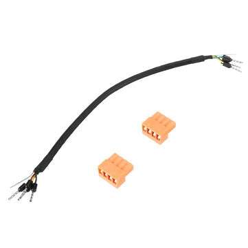 5Pcs M5Stack 24AWG 4-Core Twisted Pair Shielded Cable RS485 RS232 CAN Data Communication Line 0.2M