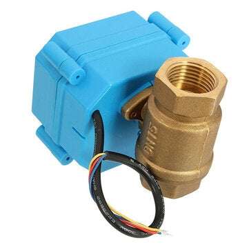 DC12V DN15 CR02 Electrical Valve G1/2 Inch 2 Way CR02 3-Wire Brass Motorized Ball Valve