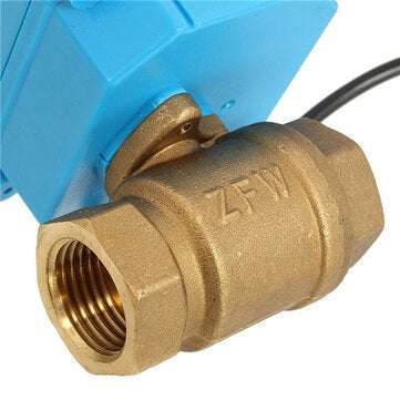 DC12V DN15 CR02 Electrical Valve G1/2 Inch 2 Way CR02 3-Wire Brass Motorized Ball Valve