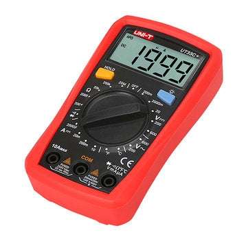 UNI-T UT33C+ Digital Multimeter Voltmeter Ammeter Resistance Meter Temperature Tester  / Palm