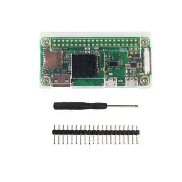 Catda Raspberry Pi Zero Acrylic Case Shell + Heat Sink + Screwdriver + 40P Double Row Pin Kit