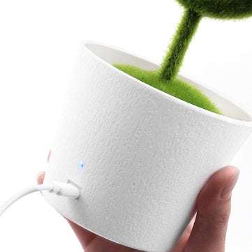 Mini Artificial Bonsai Fresh Anion Desktop Ionizer Purifier